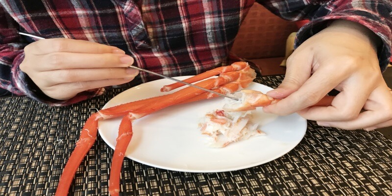 紅ズワイガニの美味しい食べ方