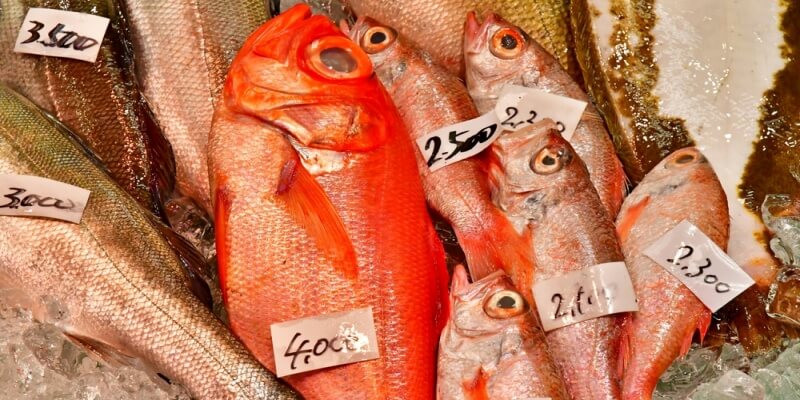 甘えびが手に入る市場