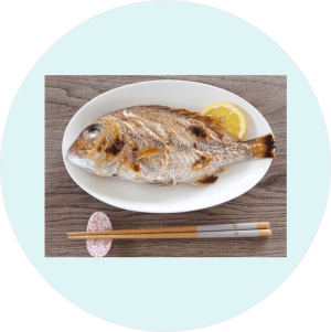食べ方塩焼き